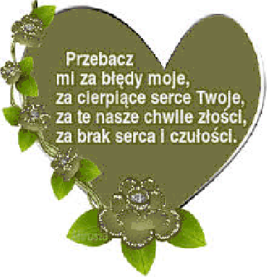 Przebacz mi za błędy moje